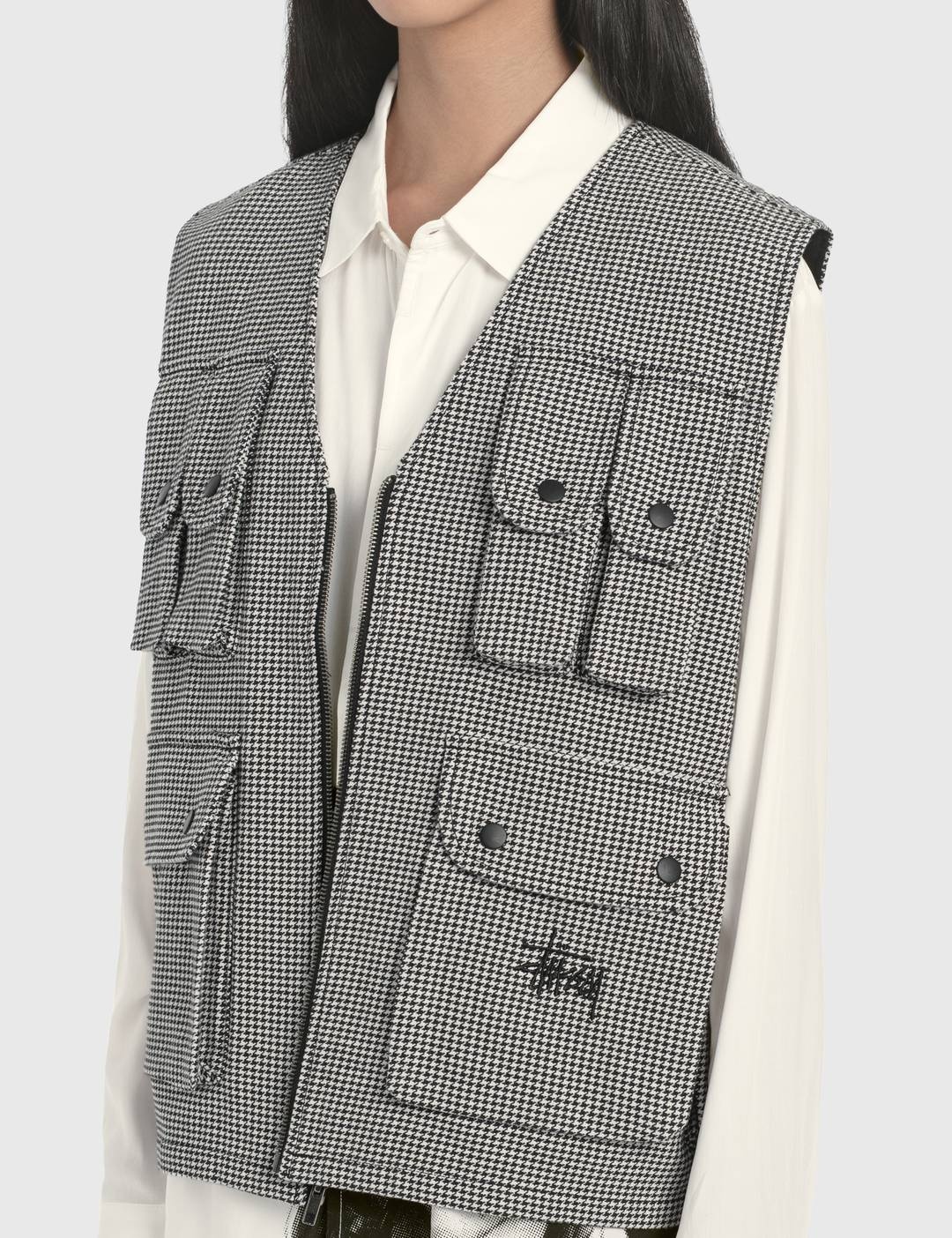 Houndstooth Work Vest - 3