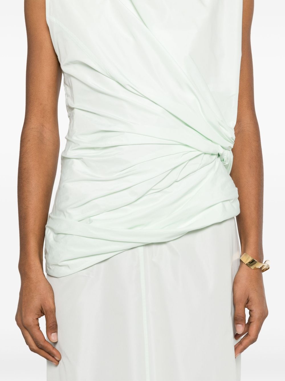 knot-detail midi dress - 5