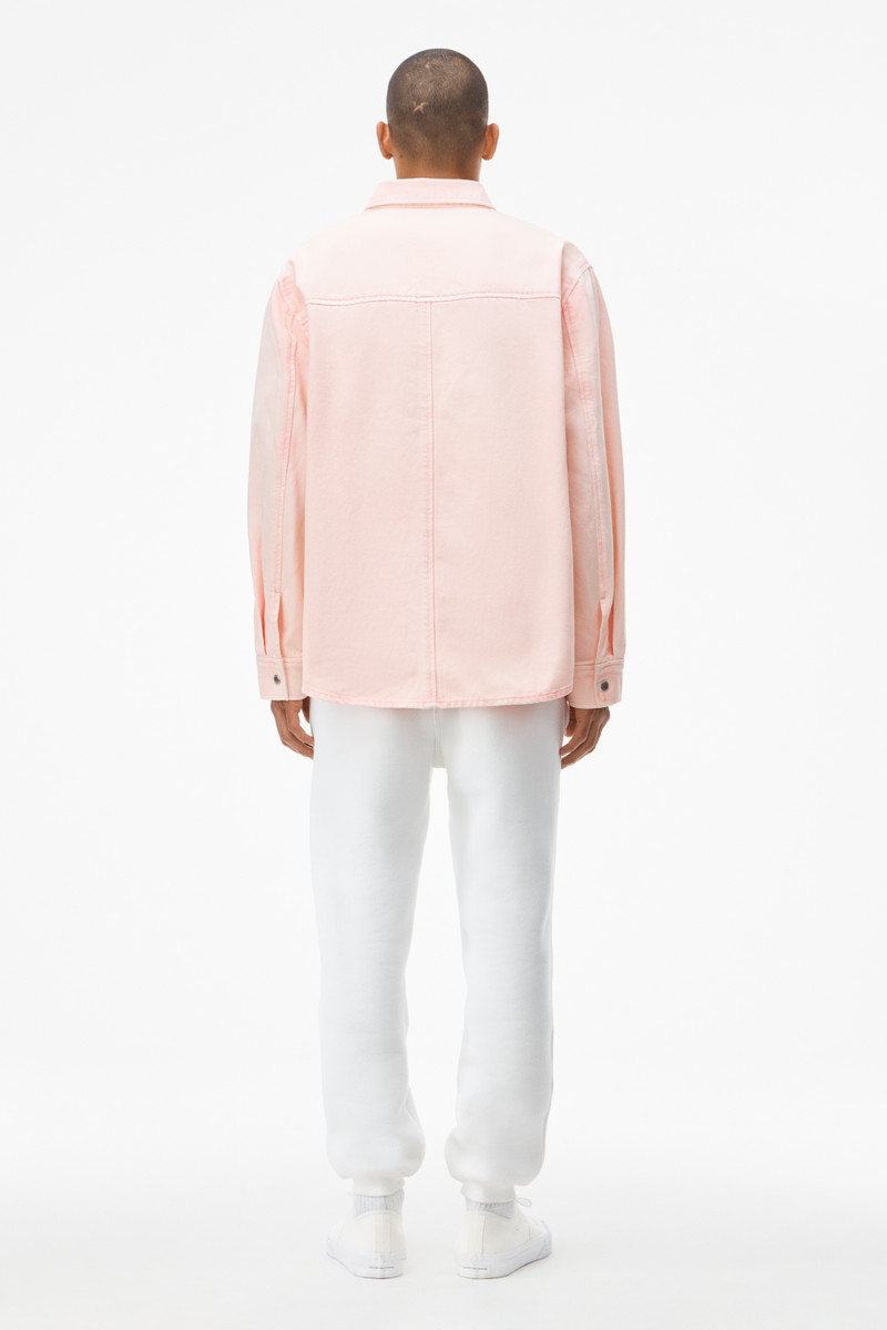OVERSIZED SHIRT IN ACID WASH DENIM 5
