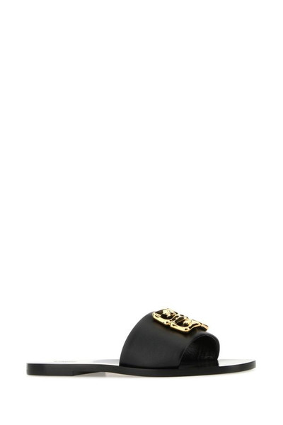 Givenchy Black leather 4G Baroque slippers outlook
