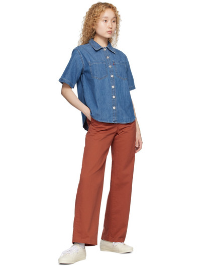 Levi's Orange Baggy Trousers outlook