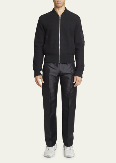 Givenchy Men's Felted Wool Bomber Jacket outlook