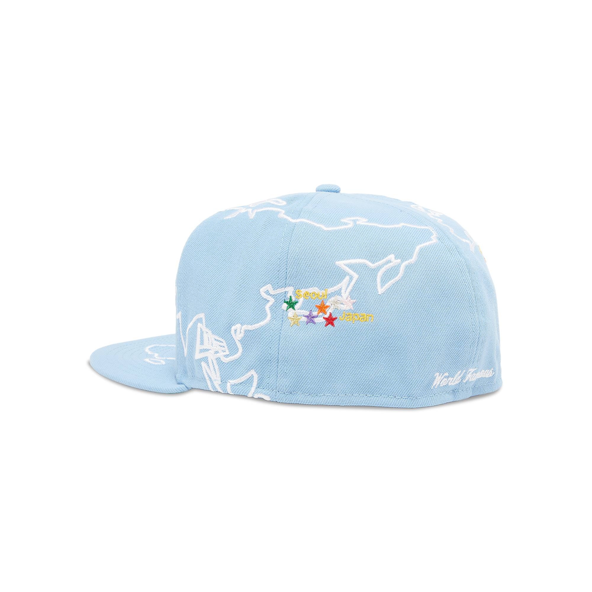 Supreme Worldwide Box Logo New Era 'Light Blue' - 3