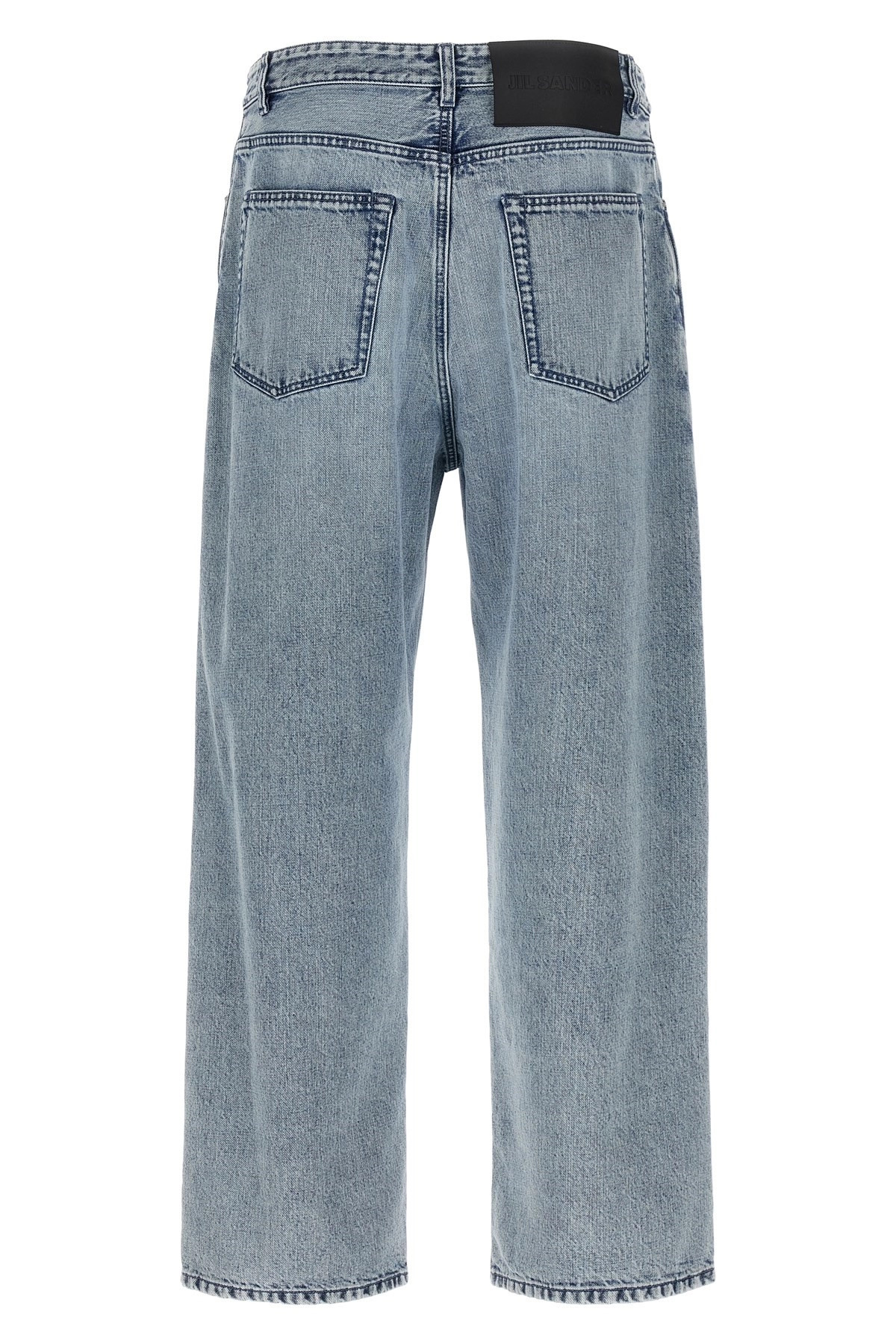 Diagonal cotton jeans - 2