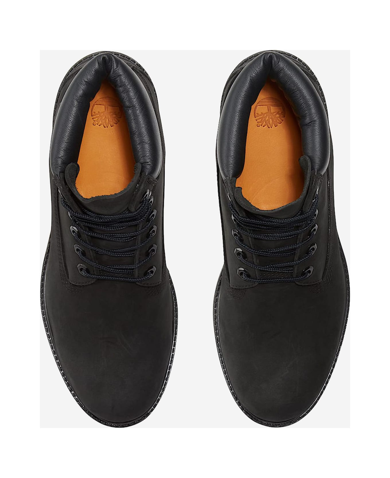 Premium 6-inch Leather Boots With Logo - 4