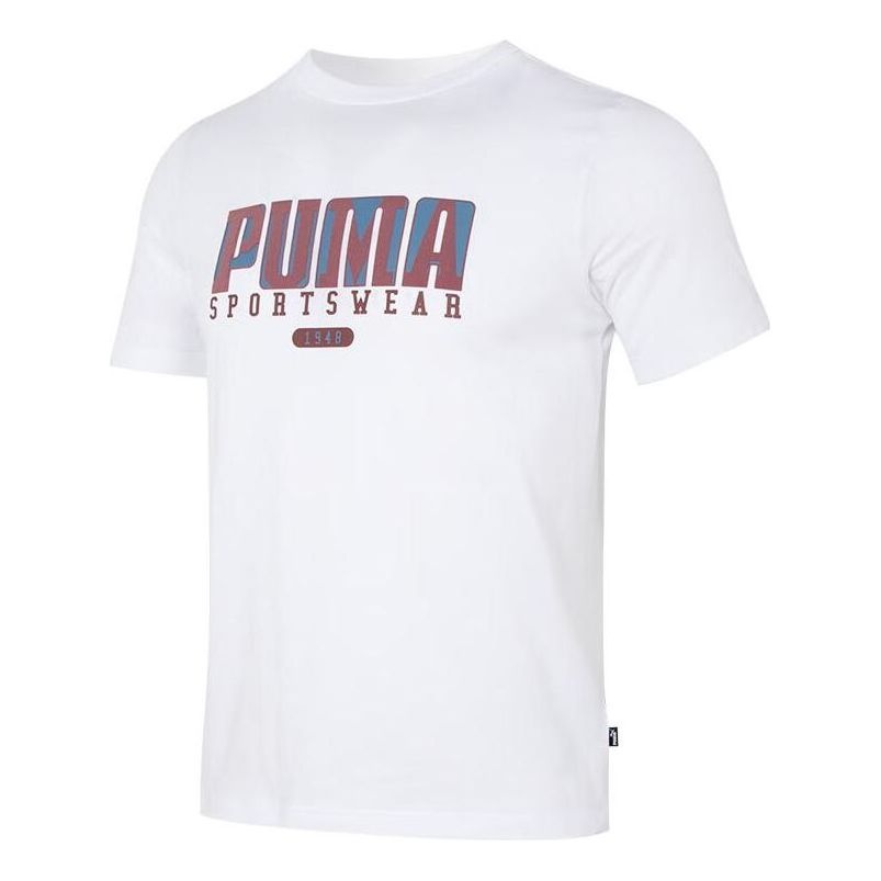 PUMA Sportswear Graphics Tee 'White' 676622-02 - 1