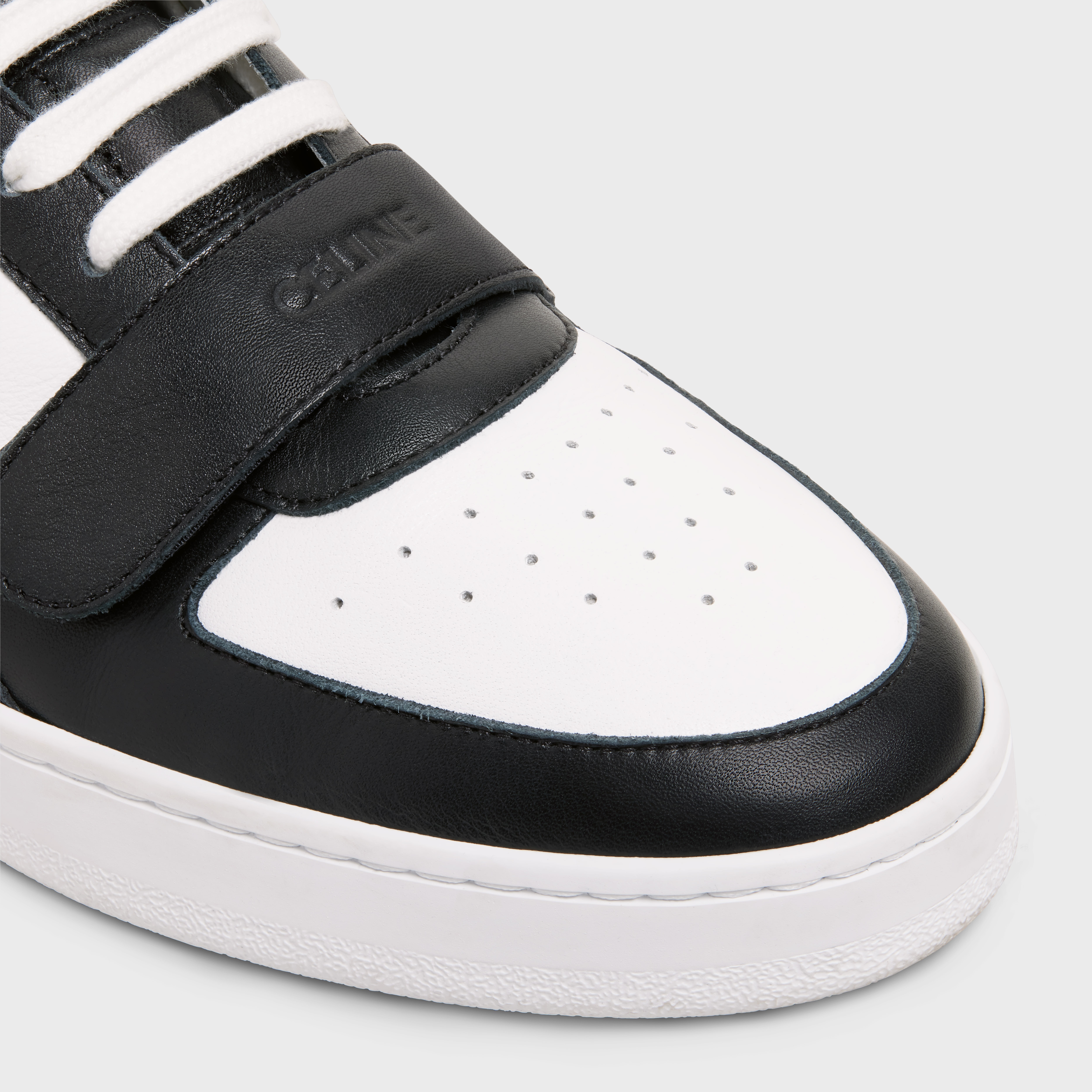CT-02 CELINE TRAINER MID SNEAKER WITH SCRATCH in CALFSKIN - 4