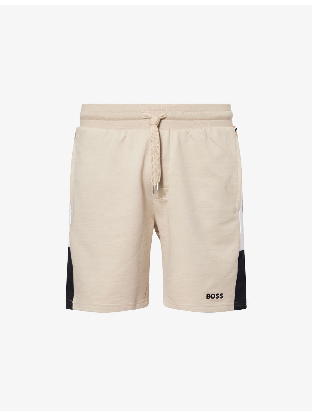 Iconic Contrast-Panels Cotton-Jersey Shorts - 1