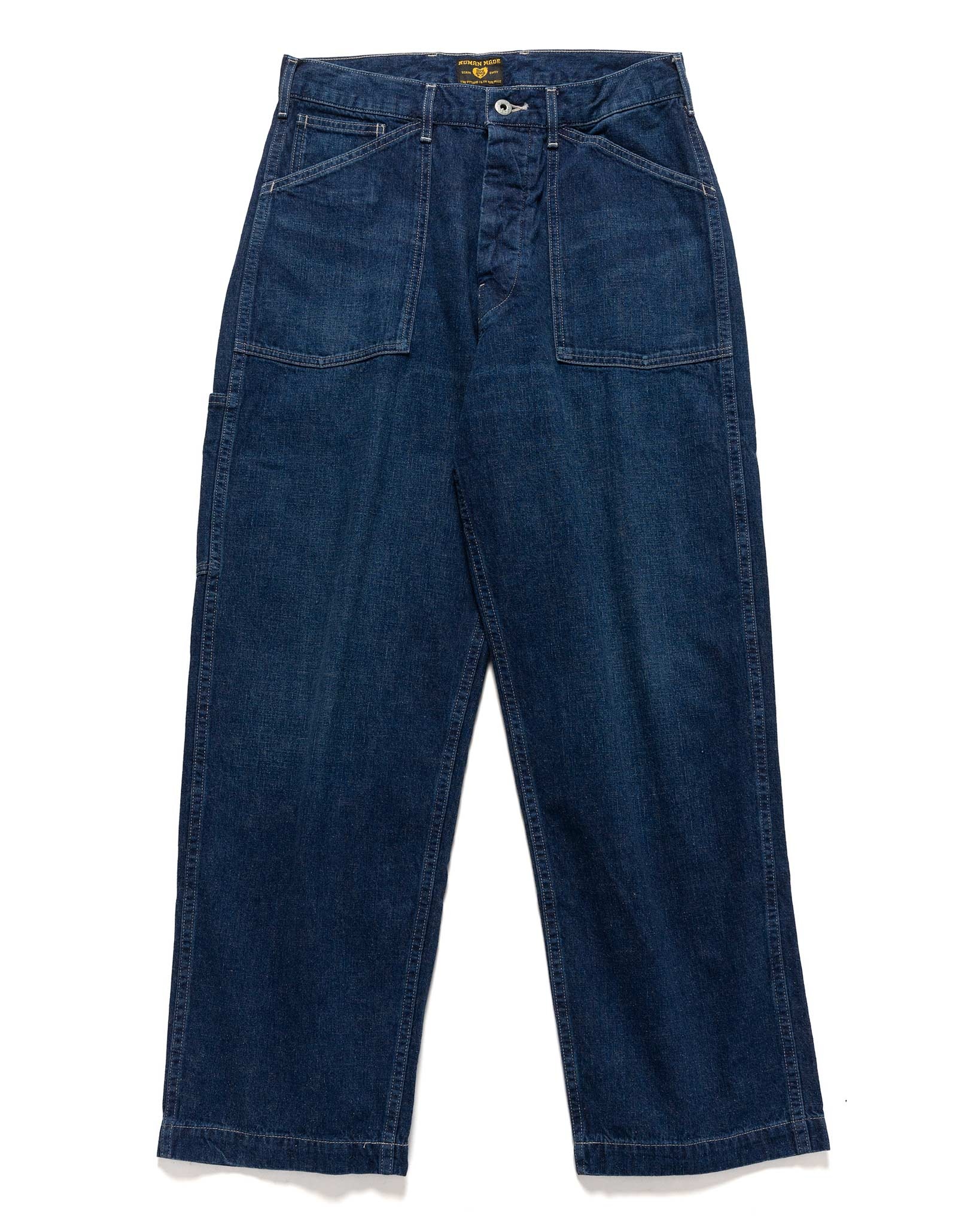 Human Made Baggy Denim Pants Indigo | REVERSIBLE