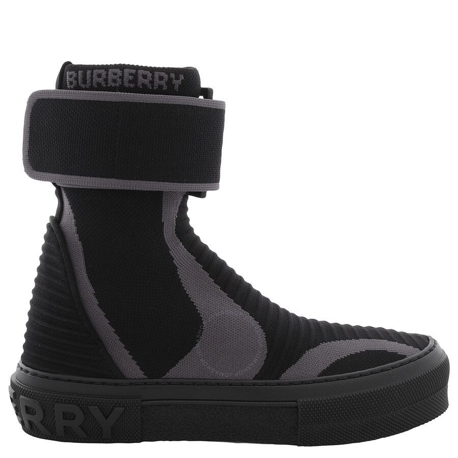 Burberry Ladies Knitted Sub High-Top Sock Sneakers - 1