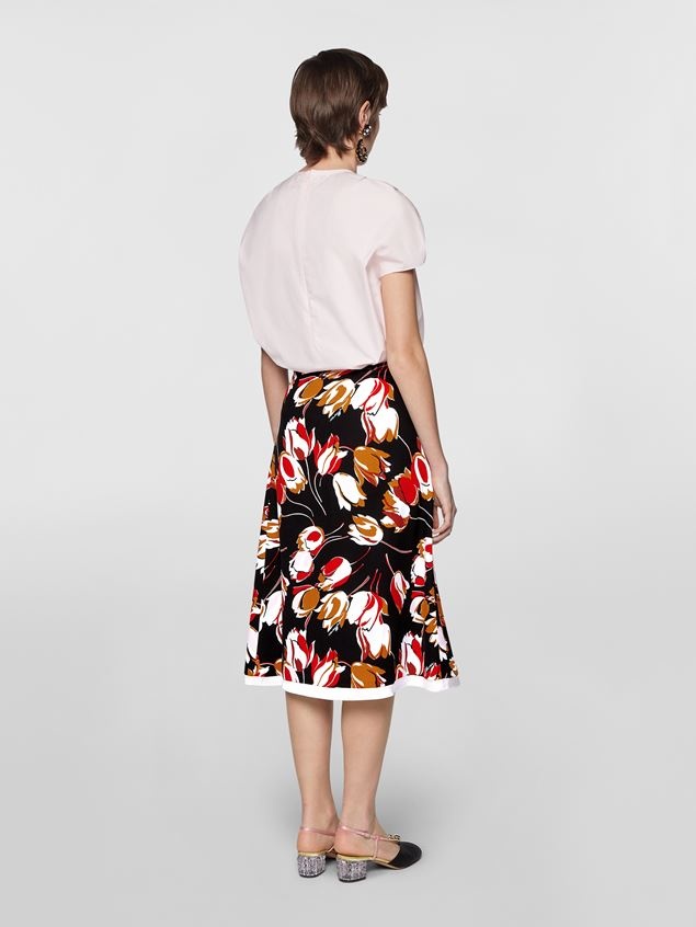 WINDBLOWN PRINT CADY A-LINE SKIRT - 3