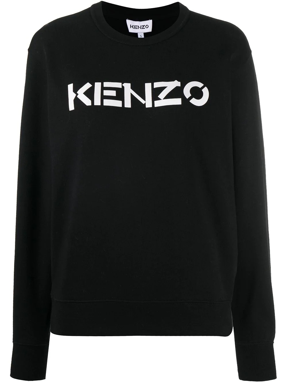 logo print sweatshirt - 1