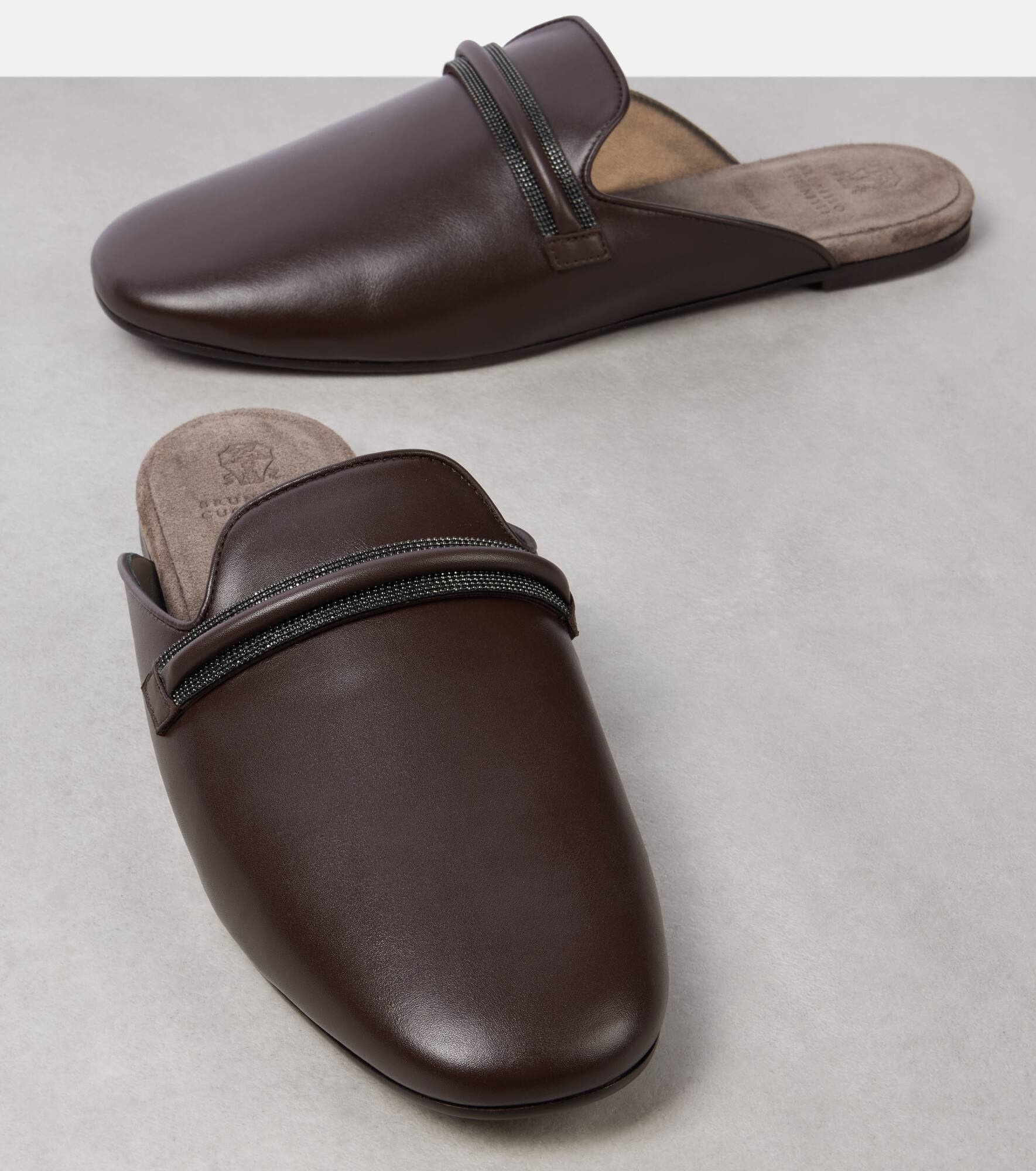 Leather mules - 5