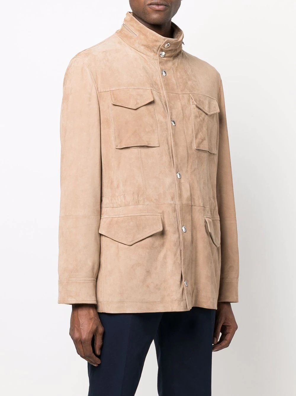 lightweight suede jacket - 3