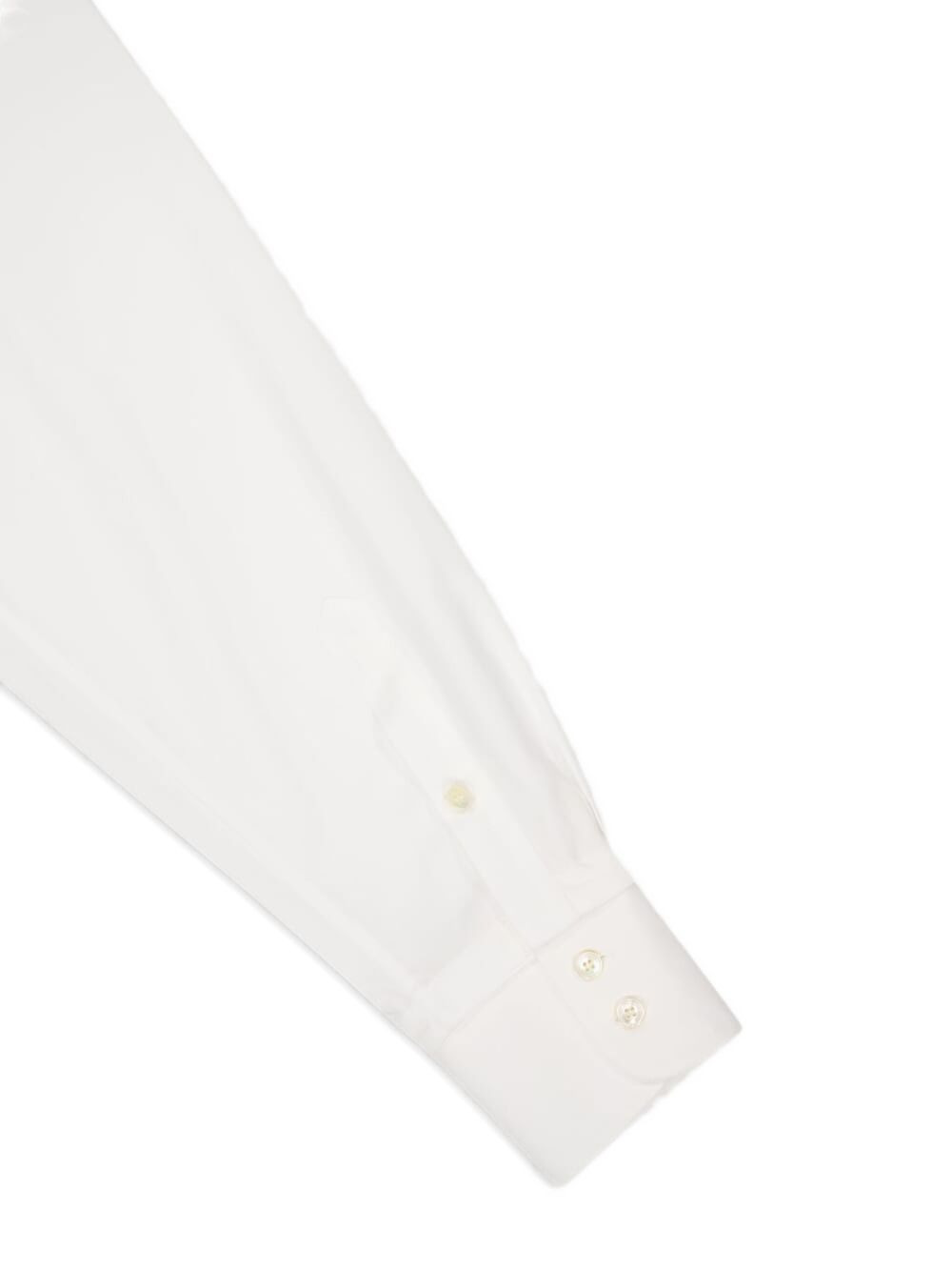 long-sleeve button-up cotton poplin shirt - 3