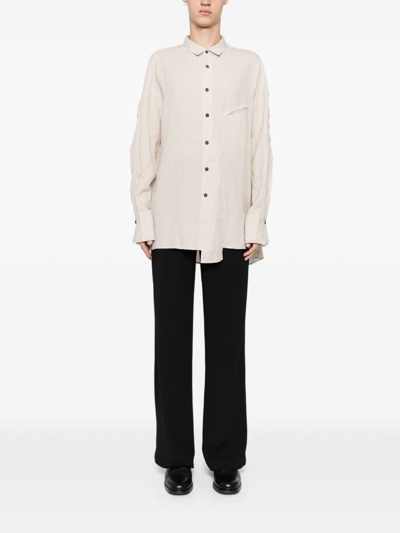 Ziggy Chen check pattern shirt outlook