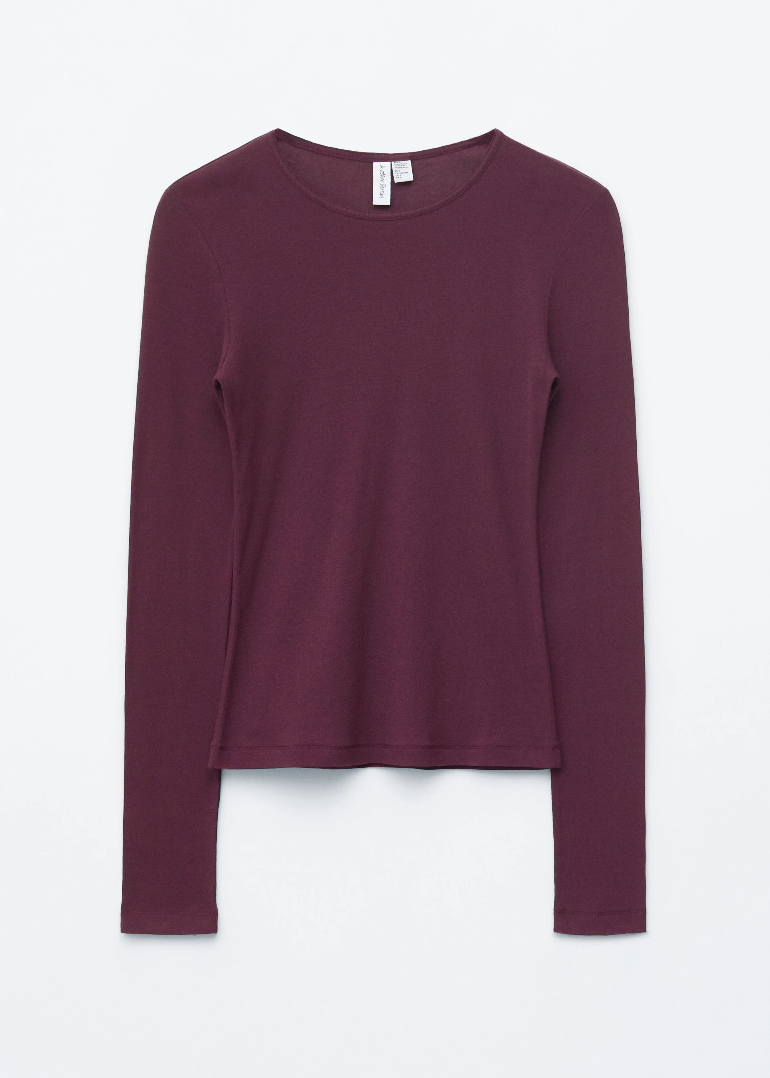 Long-Sleeve Cotton Top - 1
