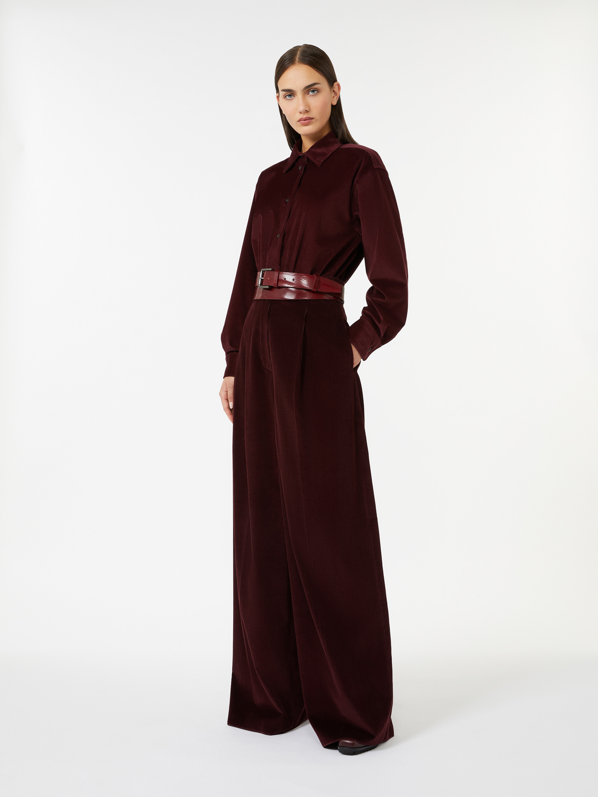BOSSO1234 Wide-leg corduroy trousers - 2