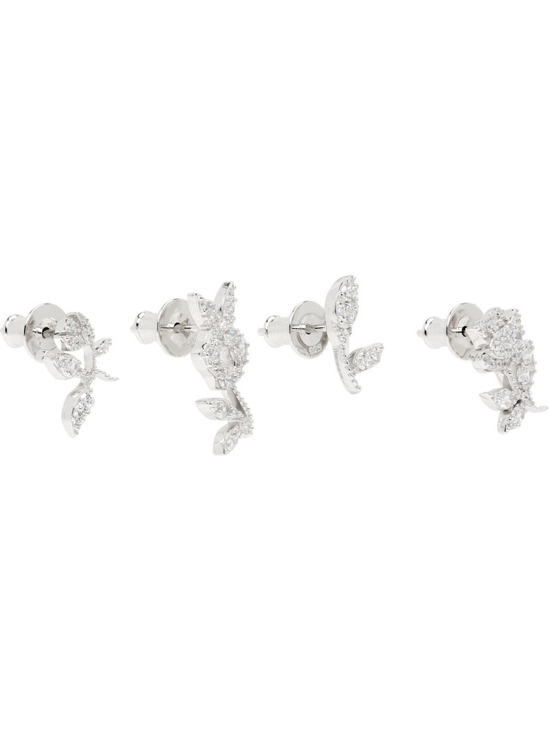 SHUSHU/TONG YVMIN Edition Zircon Floral Gemstone Earring Set outlook