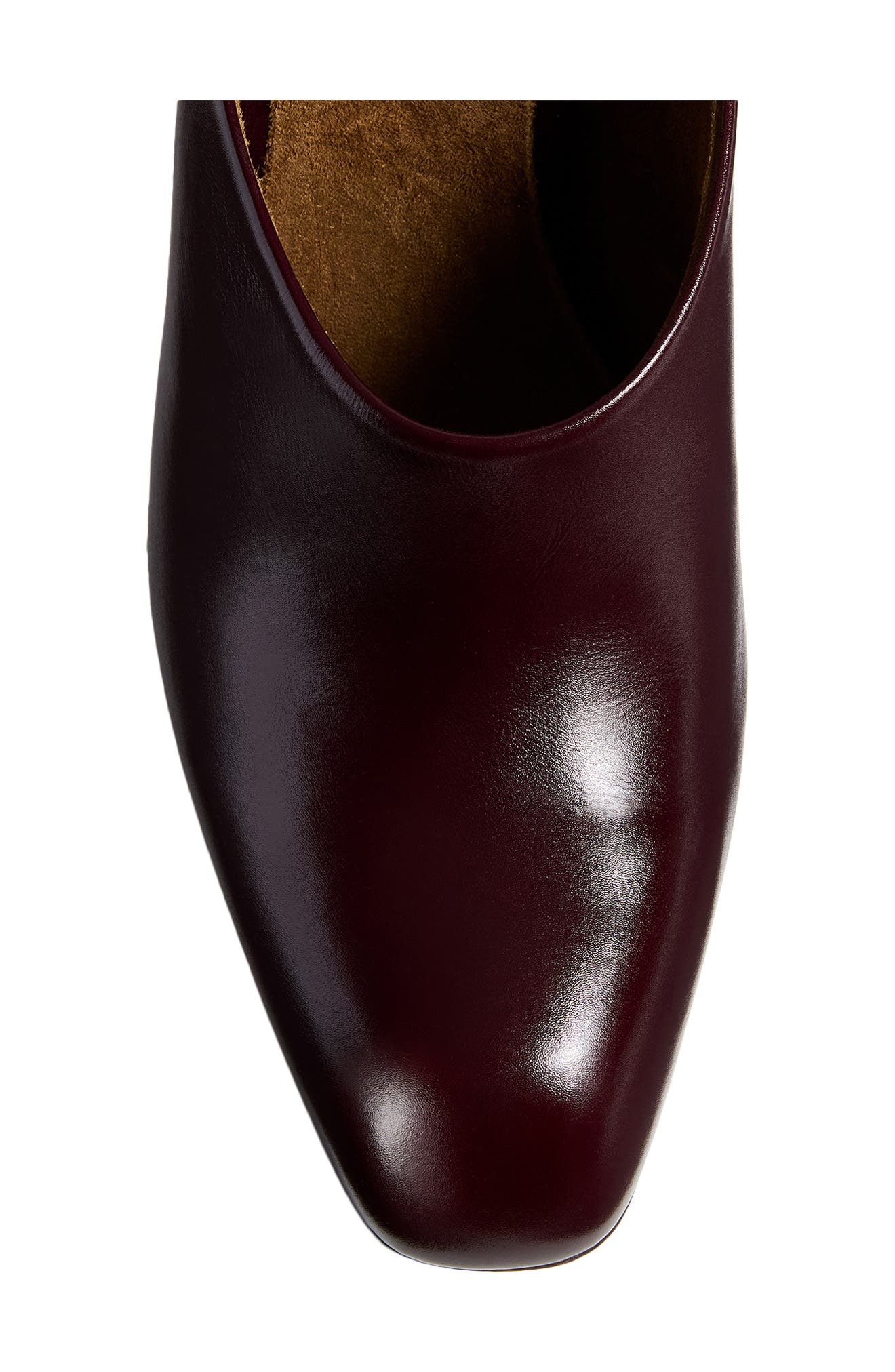 Khaite Colt Square Toe Mule in 531 Bordeaux at Nordstrom - 4