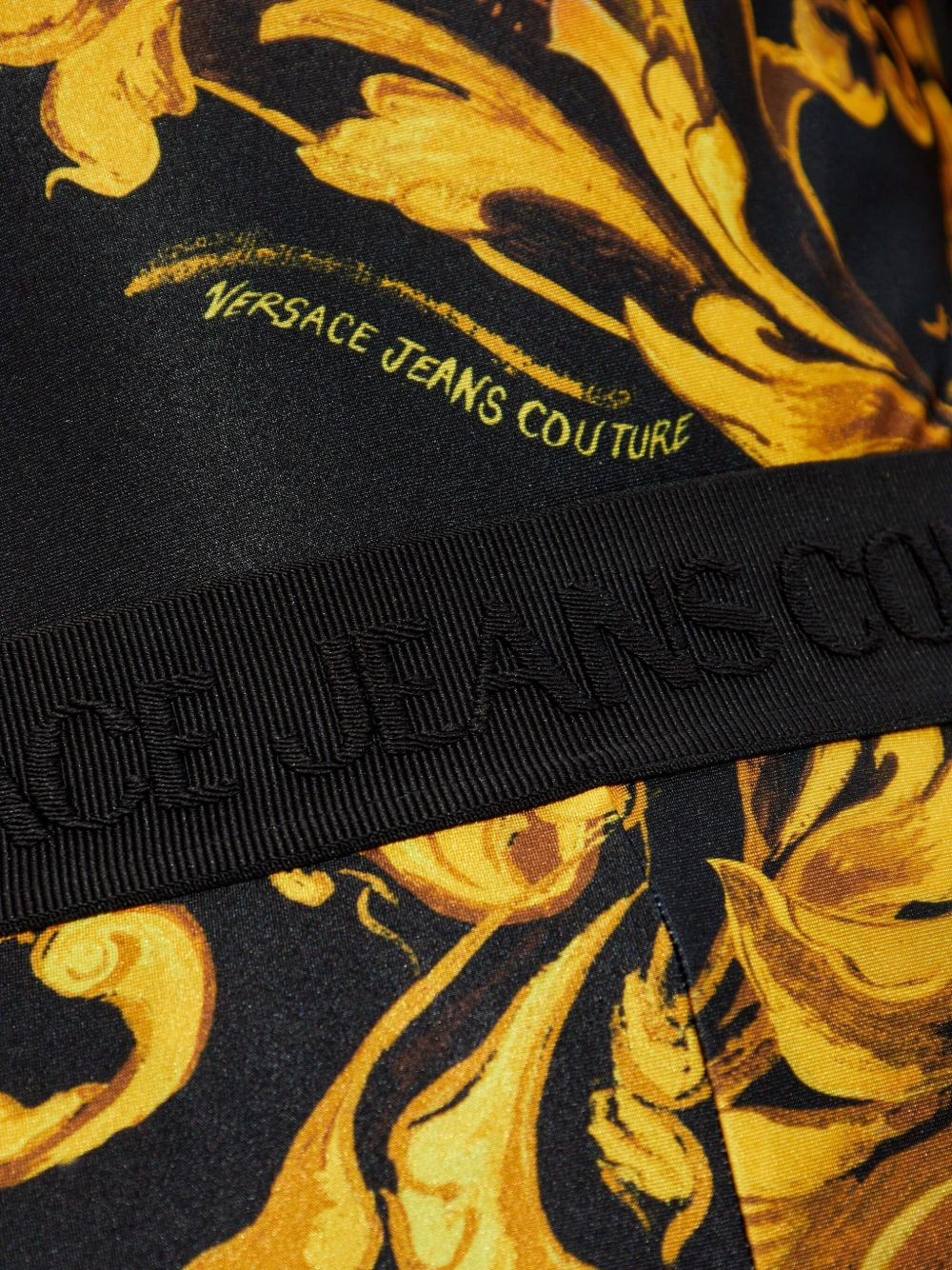Barocco-print leggings - 5