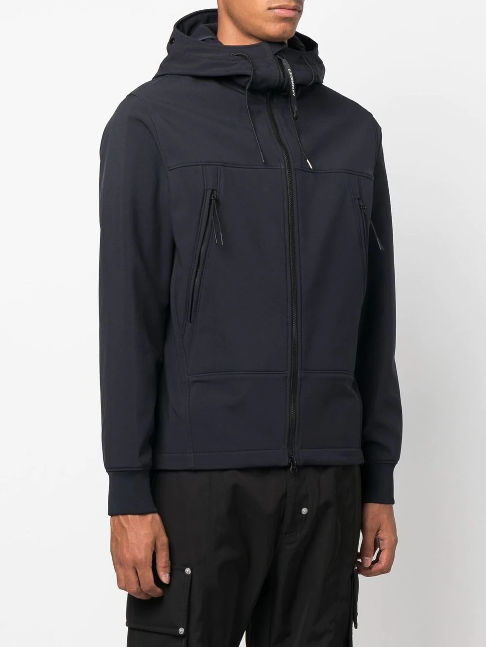 zipped hooded jacket - 4