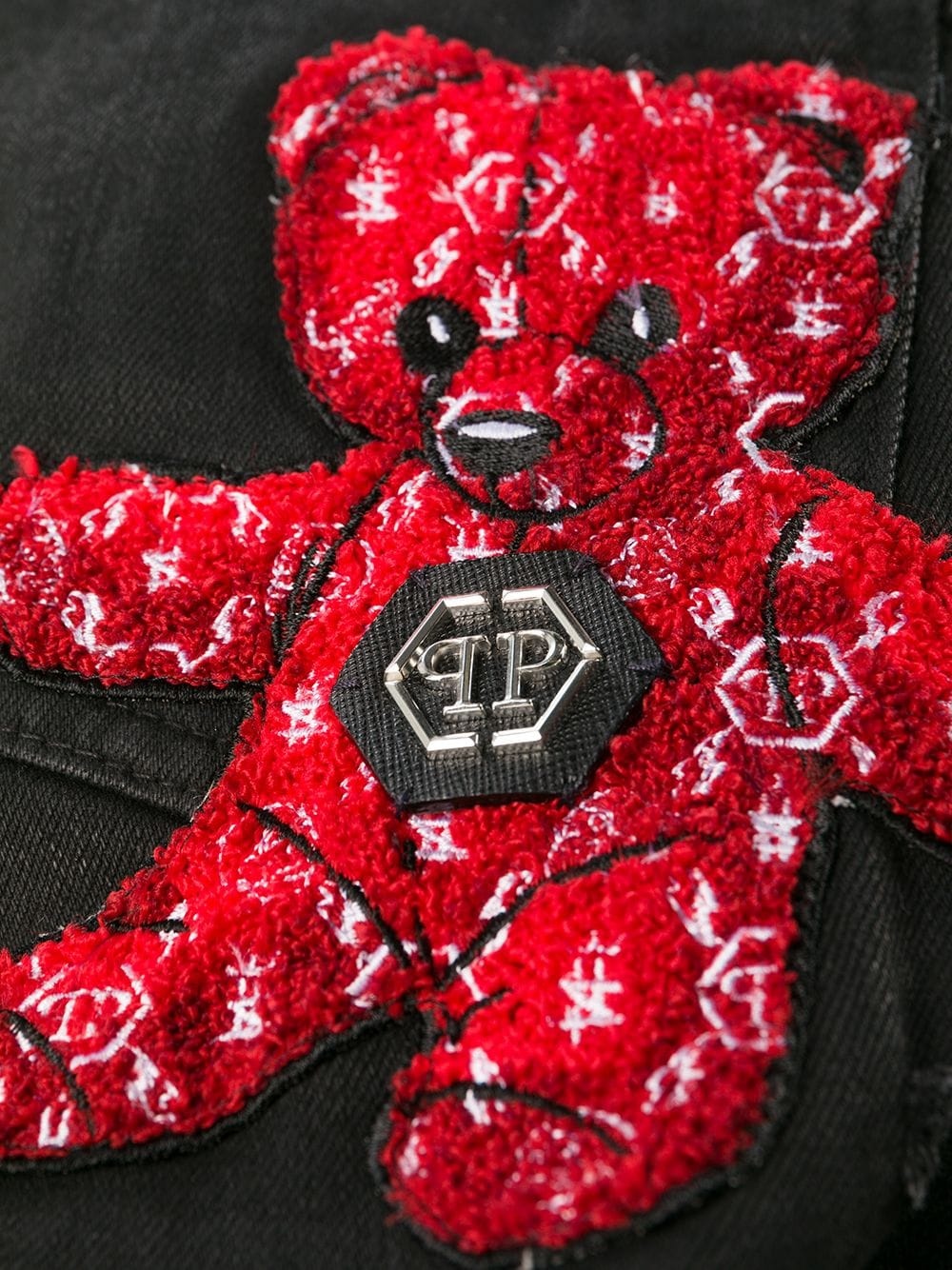 Teddy Bear print jeans - 7