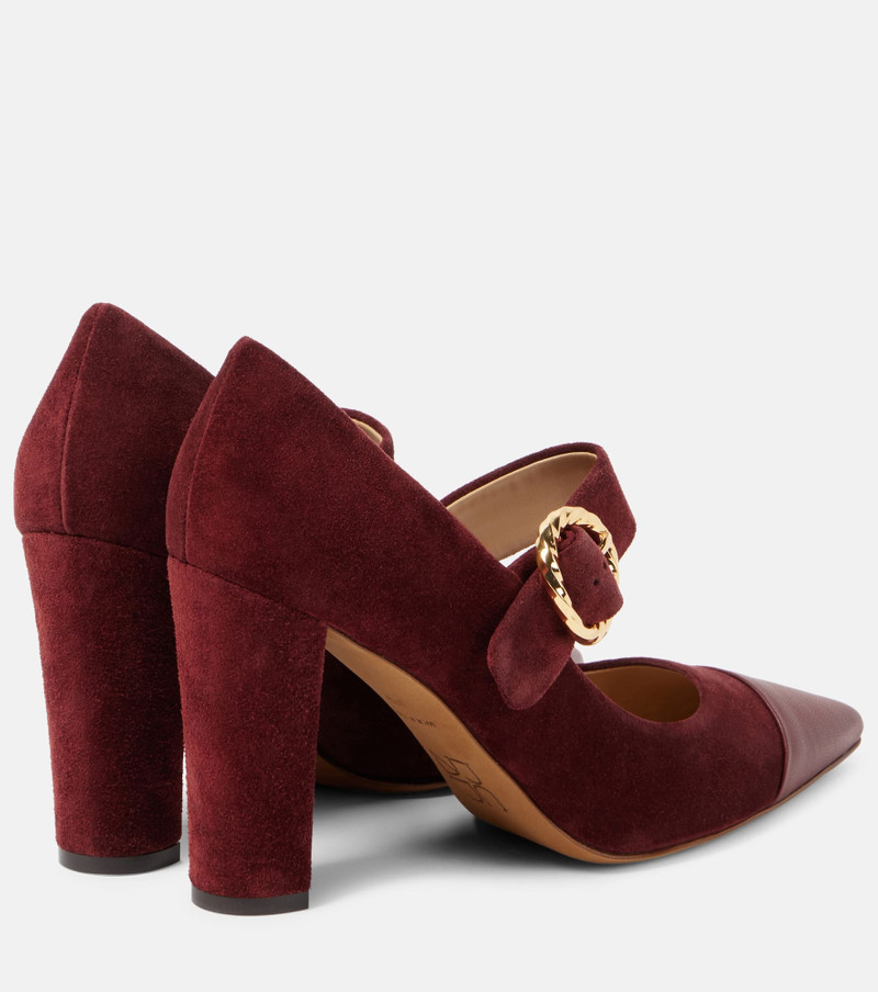 ULLA JOHNSON Kiki 95 suede pumps outlook