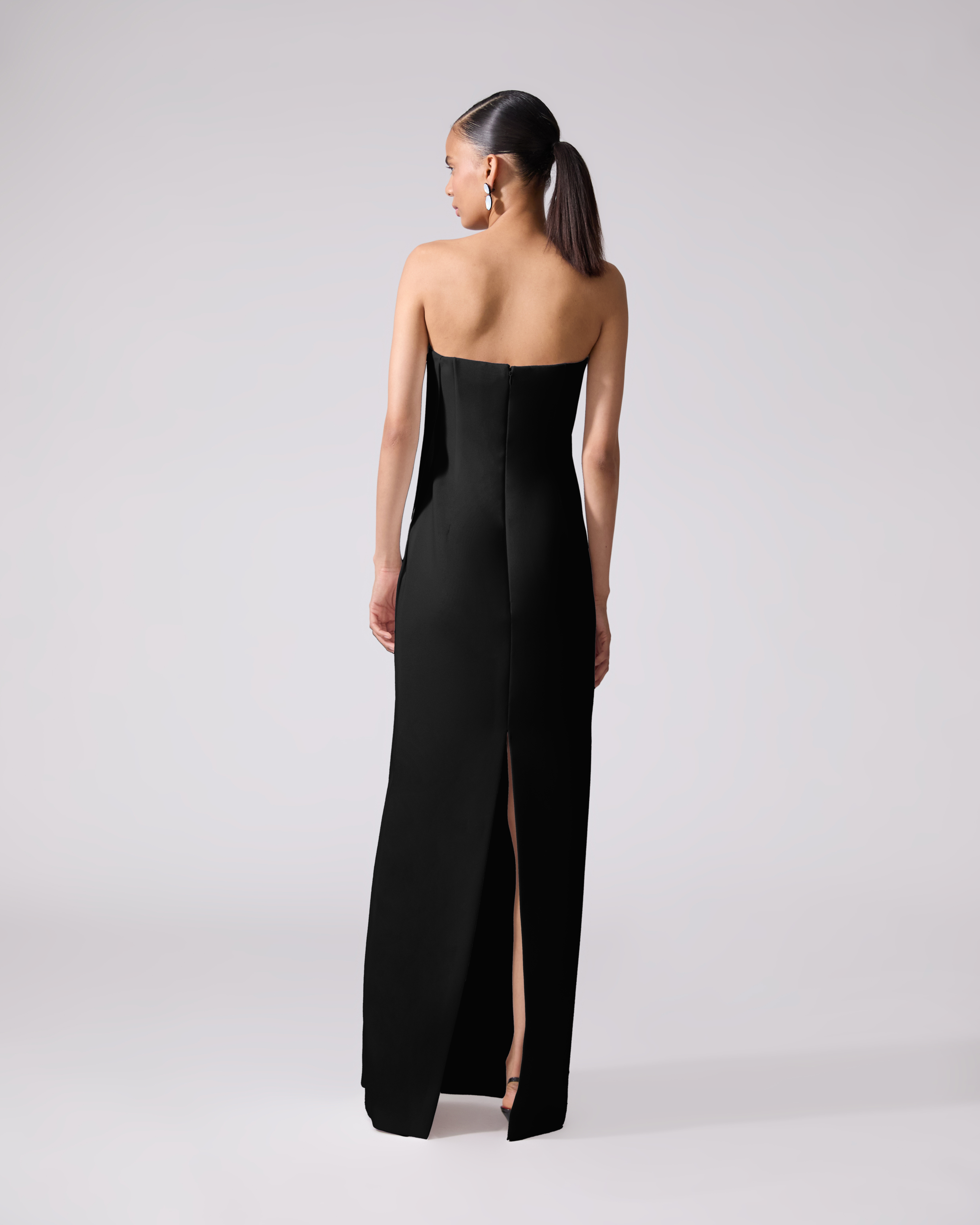 Strapless Draped Front Gown - 3