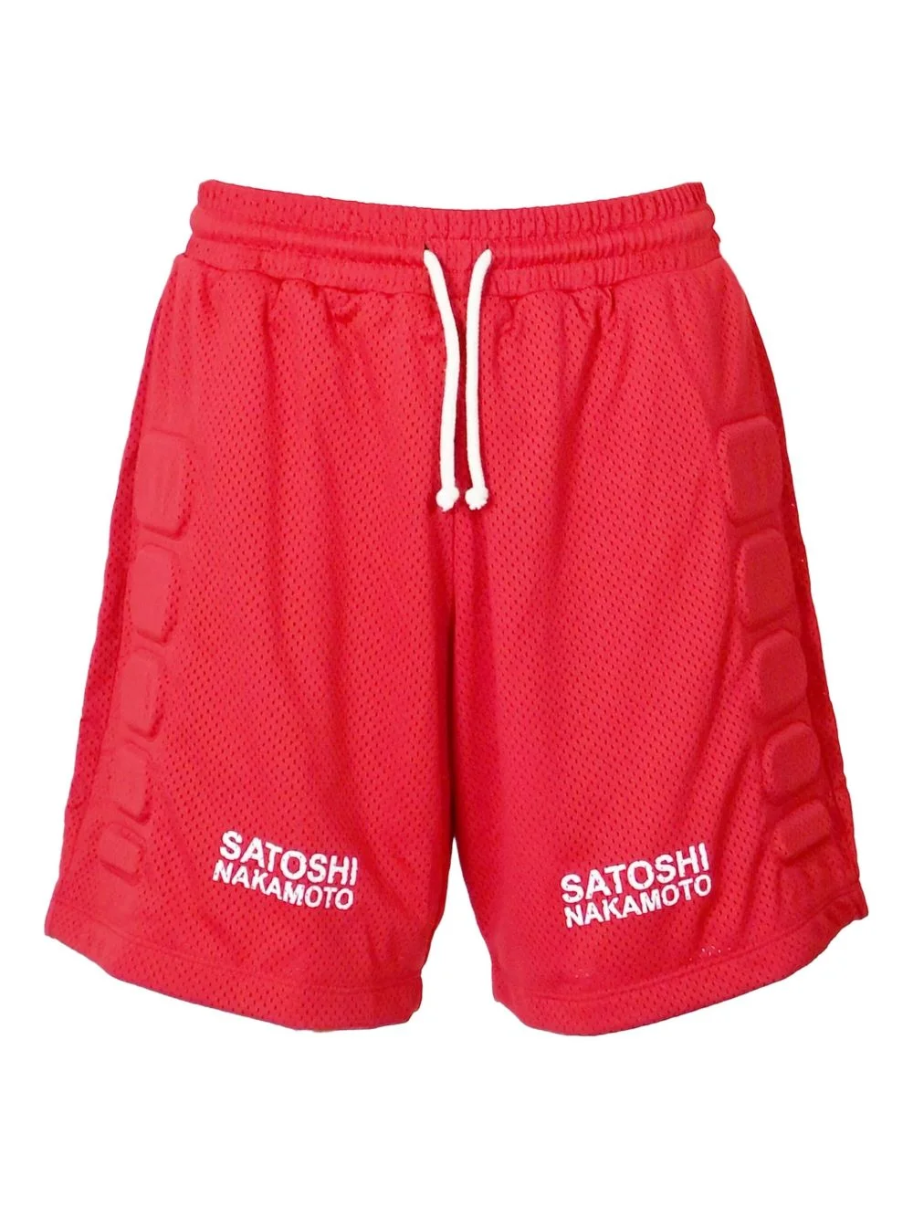 mesh moto shorts - 1