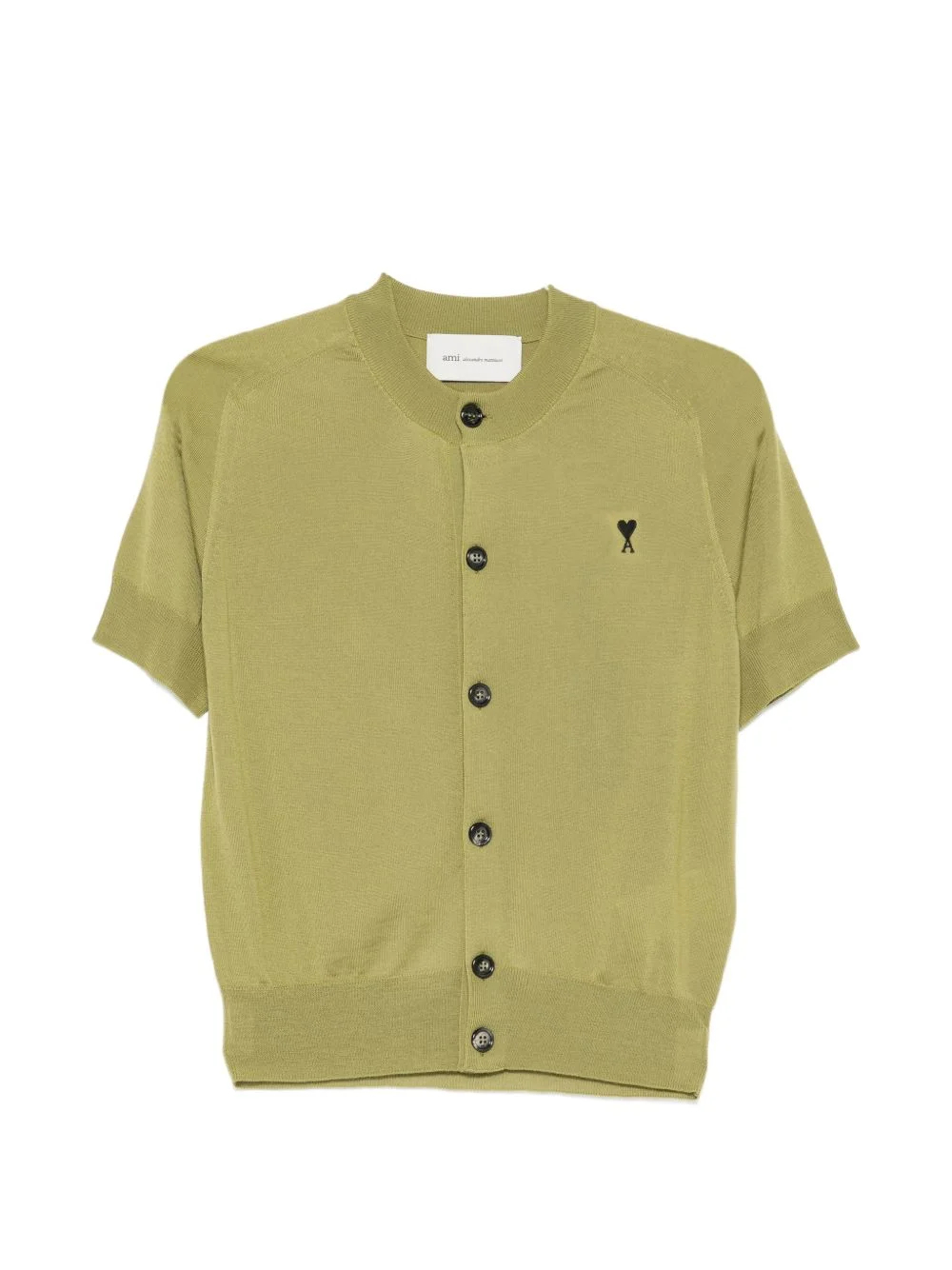 button short-sleeve cardigan - 1