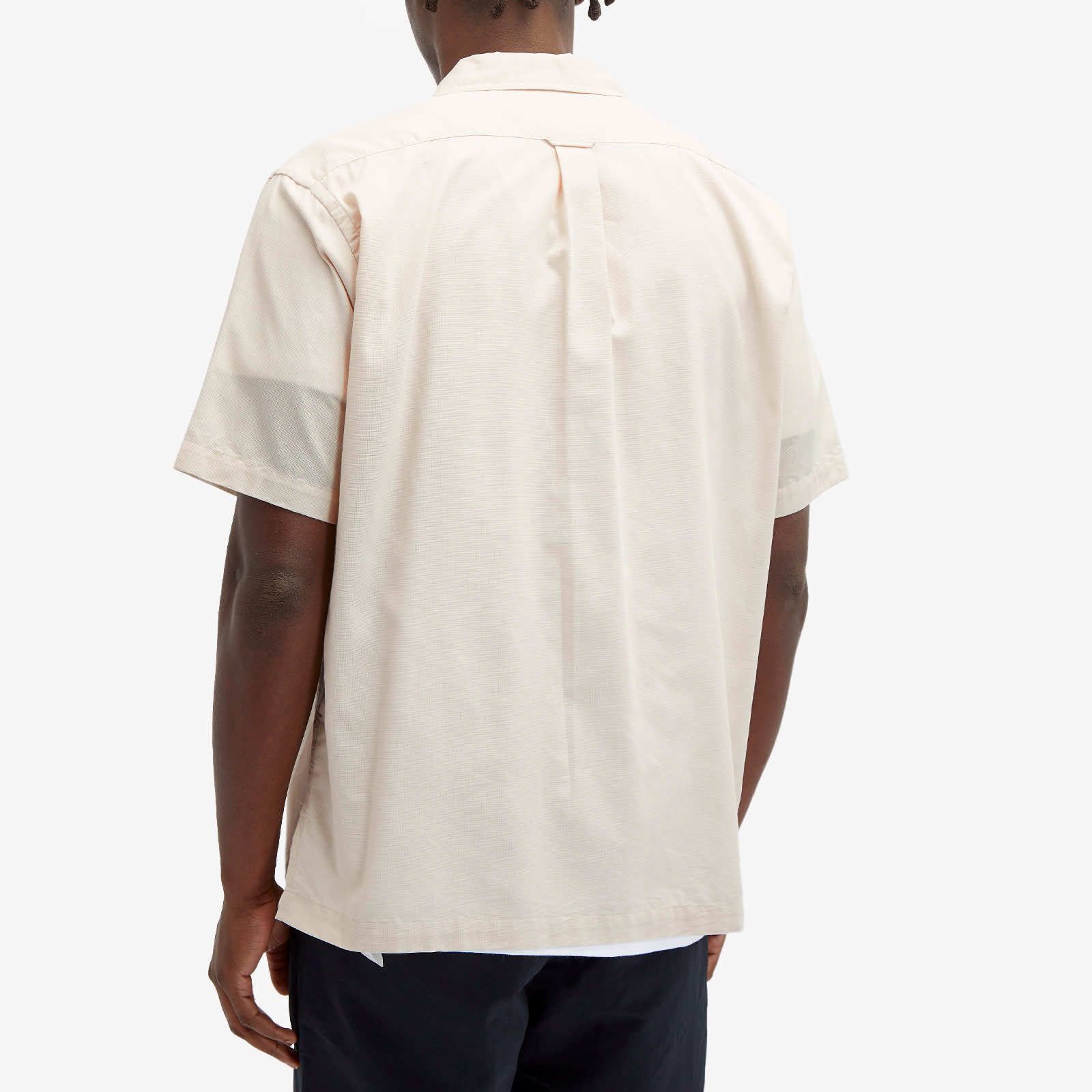 Nanamica Short Sleeve Open Collar Panama Shirt - 3