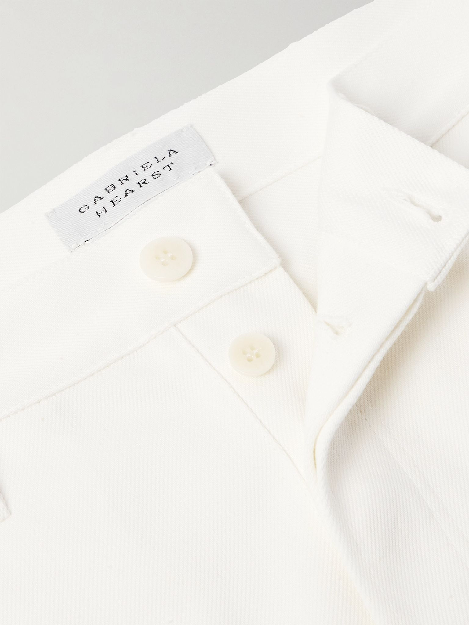 Anthony Slim-Fit Straight-Leg Organic Jeans White - 6