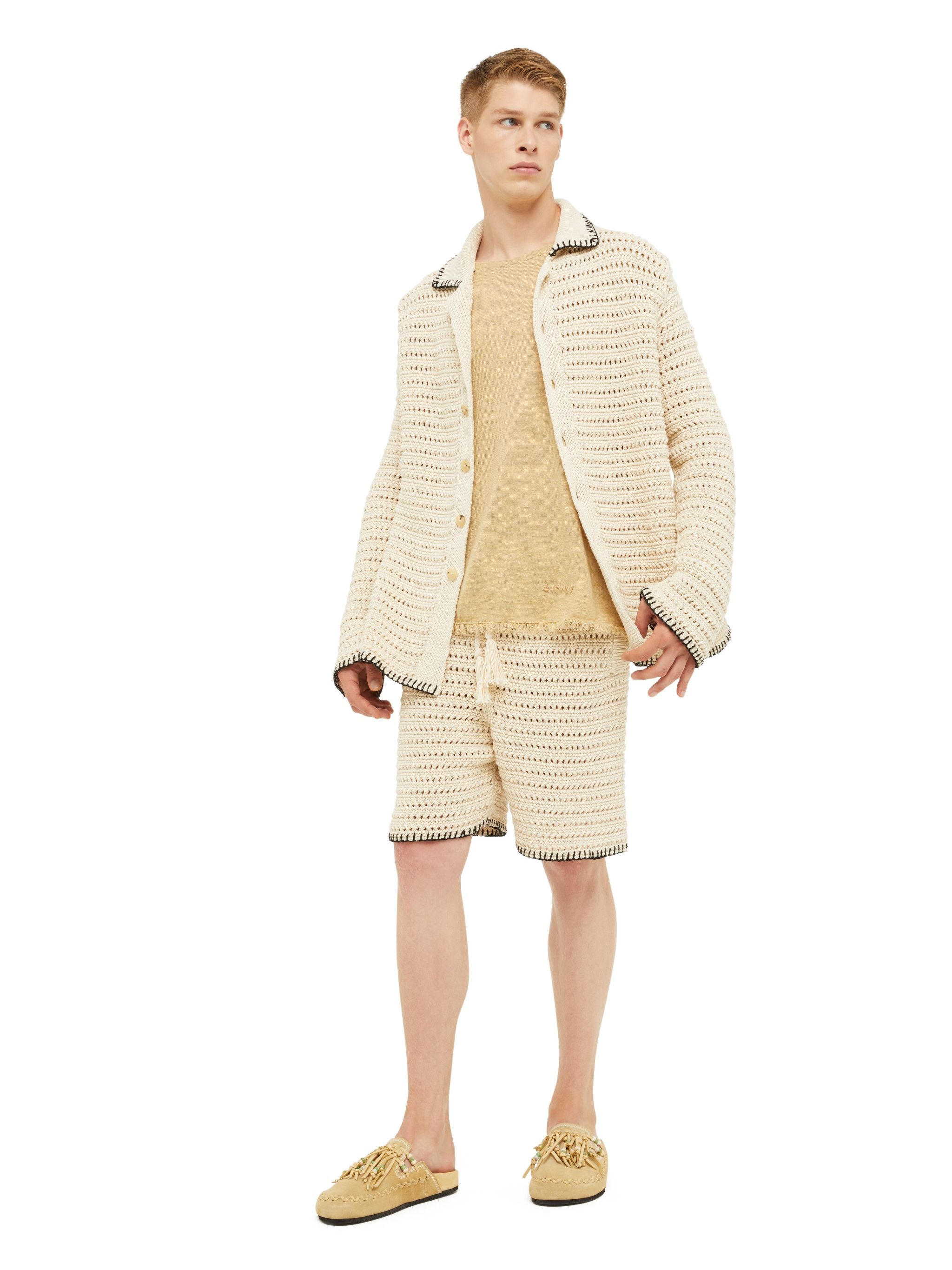 Alanui Sand Crochet Shirt | italist | REVERSIBLE