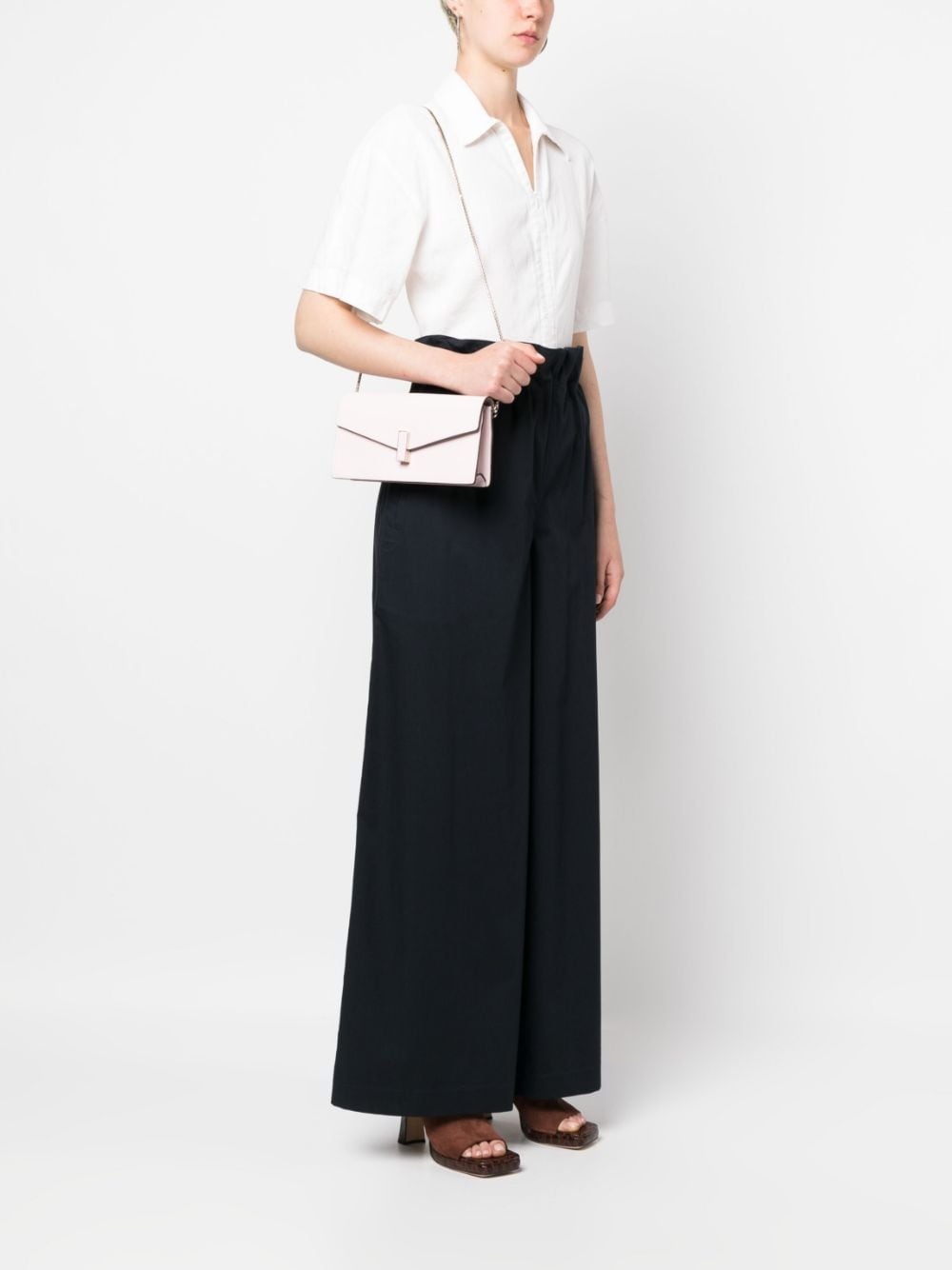 Iside leather clutch bag - 3