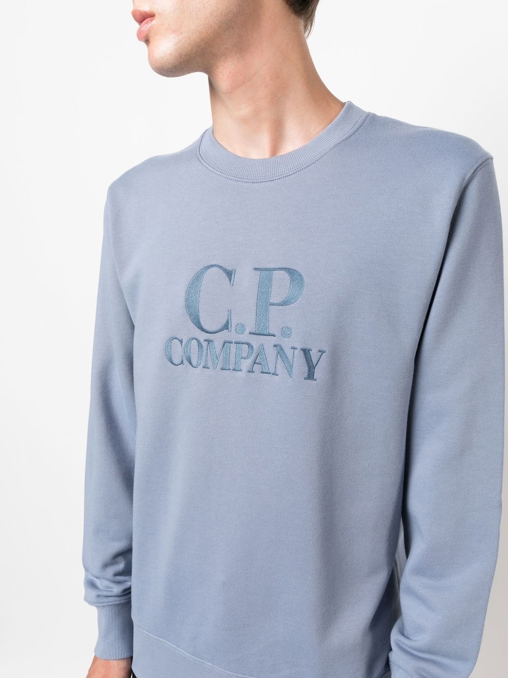 logo embroidered sweatshirt - 5