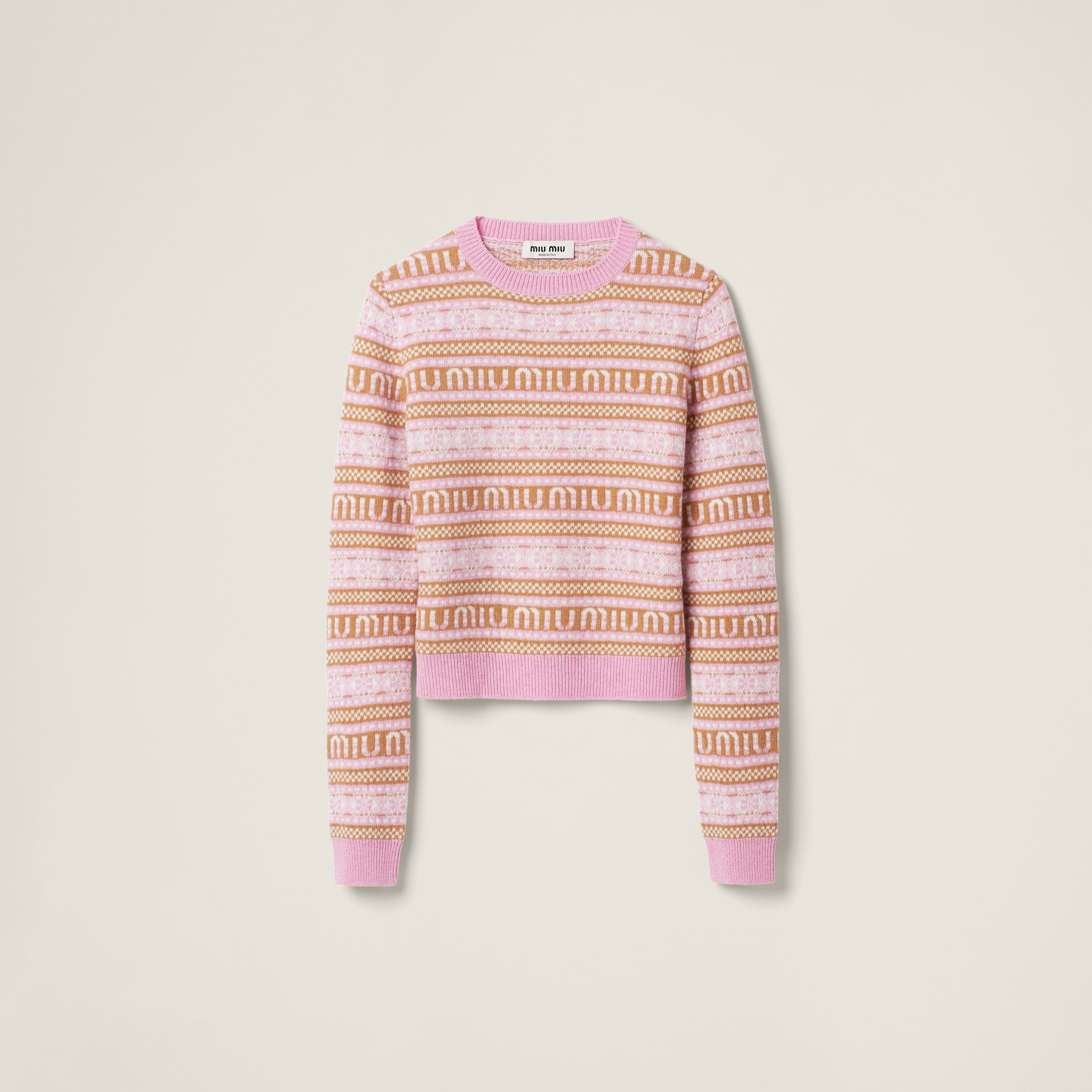 Merino wool crew-neck sweater - 1