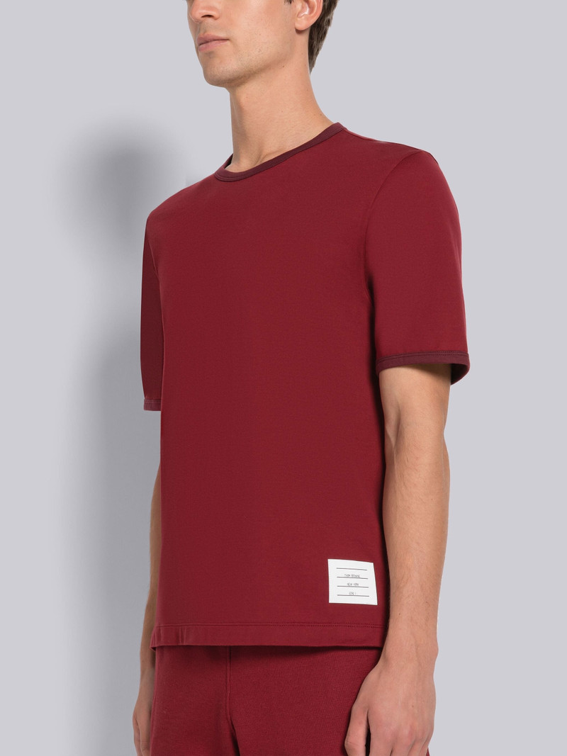 Thom Browne MIDWEIGHT JERSEY SHORT SLEEVE RINGER TEE outlook
