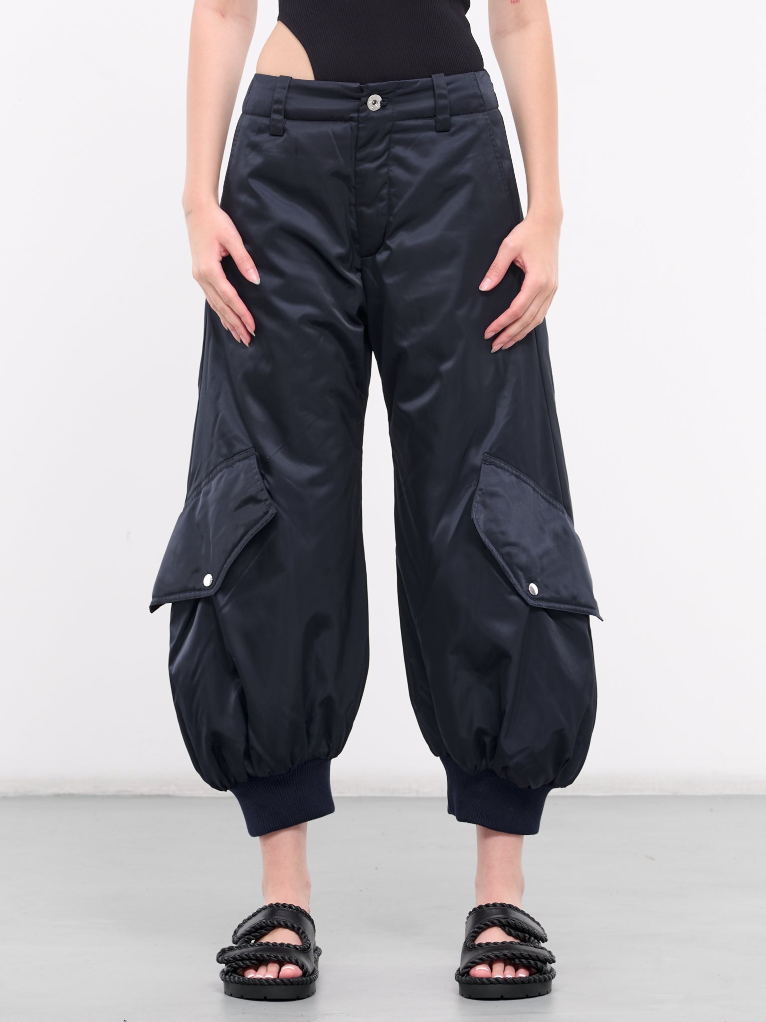 Padded Cargo Trousers - 1