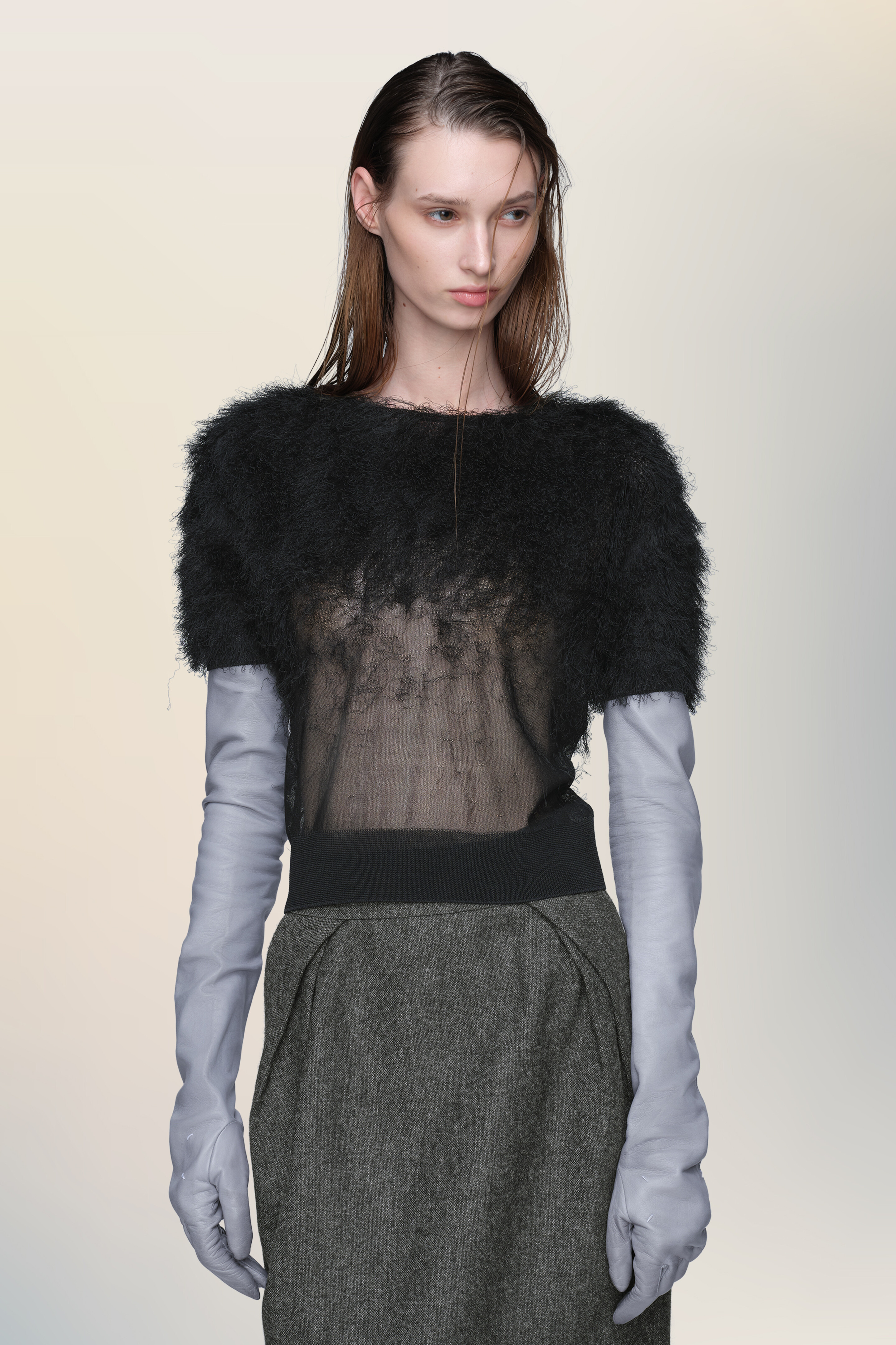 Retrograde silk knit top - 3