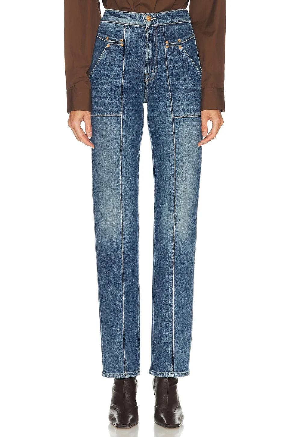 The Riveting Rambler Zip Sneak Jeans - 1