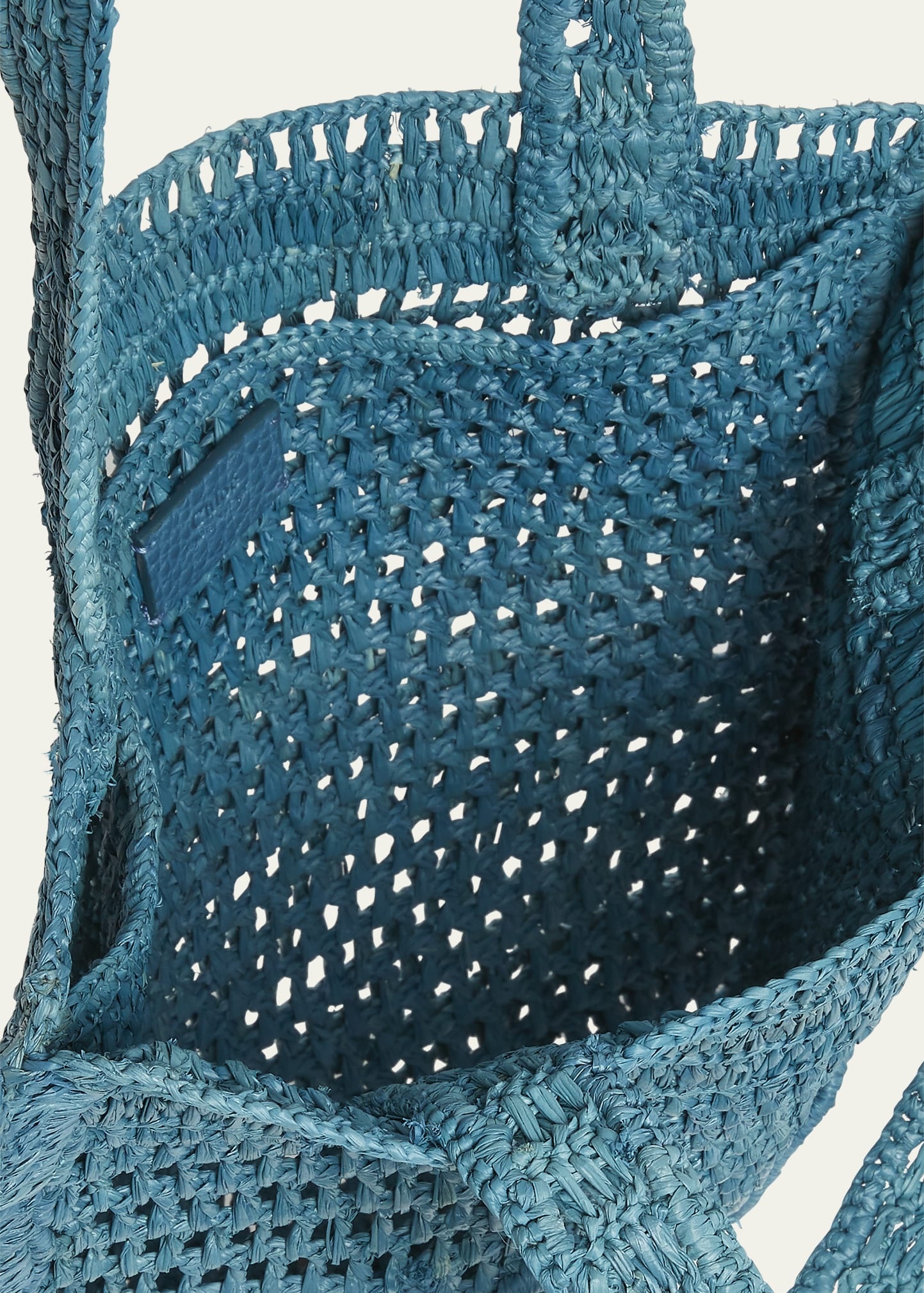 Summer Banana Tote Bag in Crochet Fabric - 4