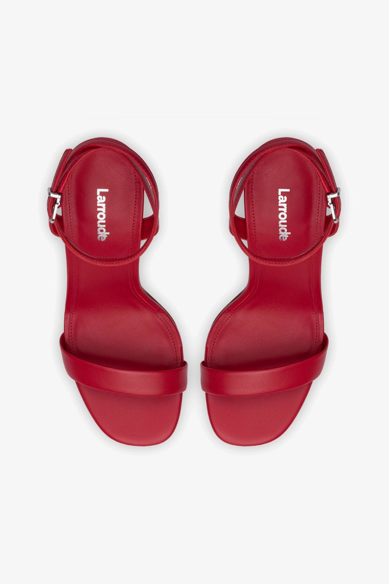 Nyx Sandal In Red Leather 3