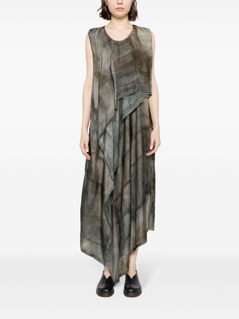 Again abstract-print dress - 2