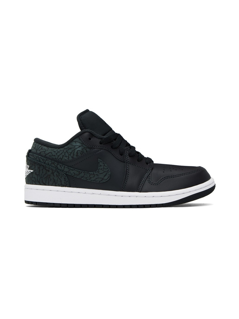 Black Air Jordan 1 Low SE Sneakers - 1