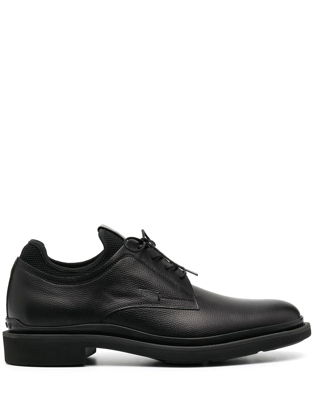 lace-up leather brogues  - 1