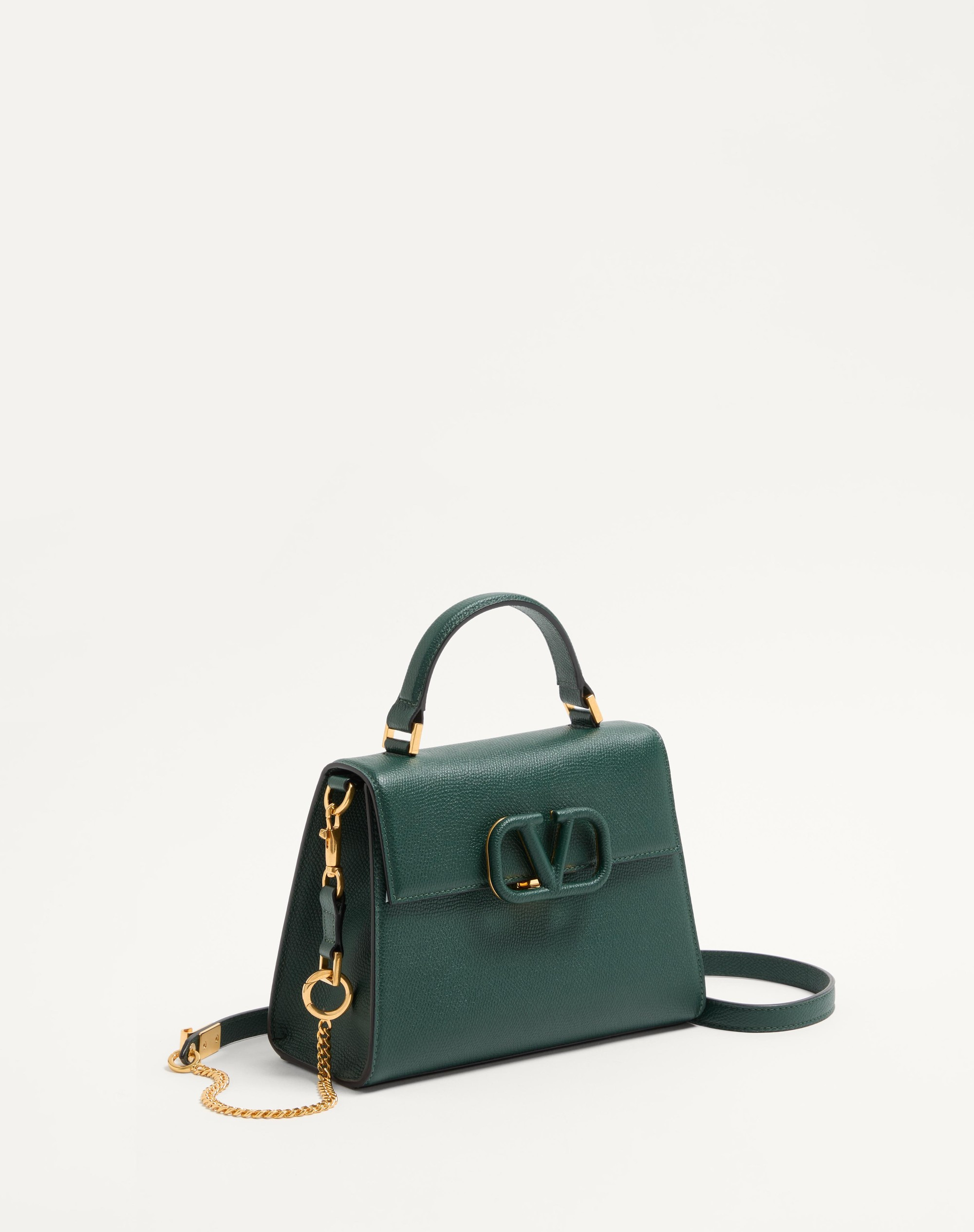 SMALL VSLING GRAINY CALFSKIN HANDBAG - 3