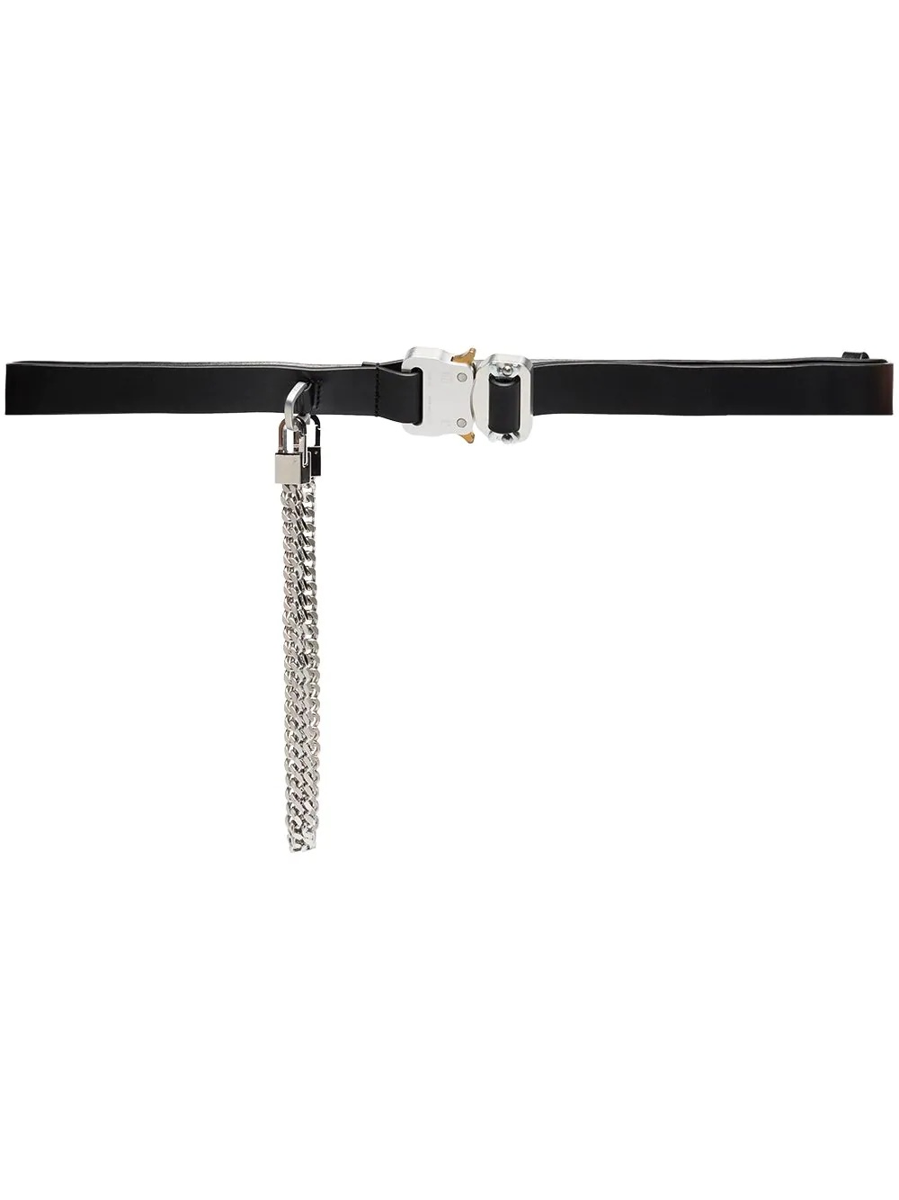 Rollercoaster chain-detail buckled belt - 1