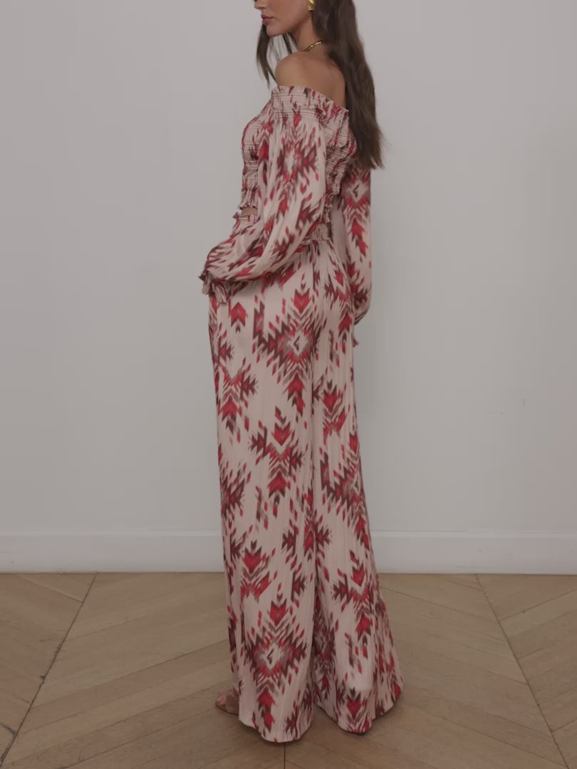 Lyra Satin Wide-Leg Pant - 7