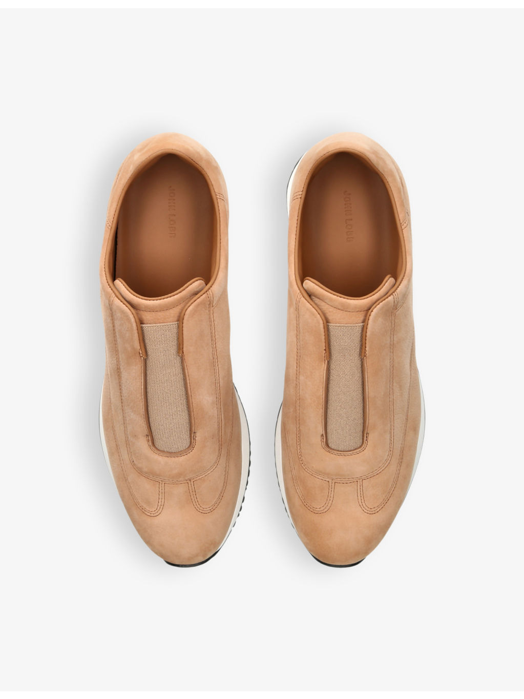 Lift almond-toe suede low-top trainers - 2